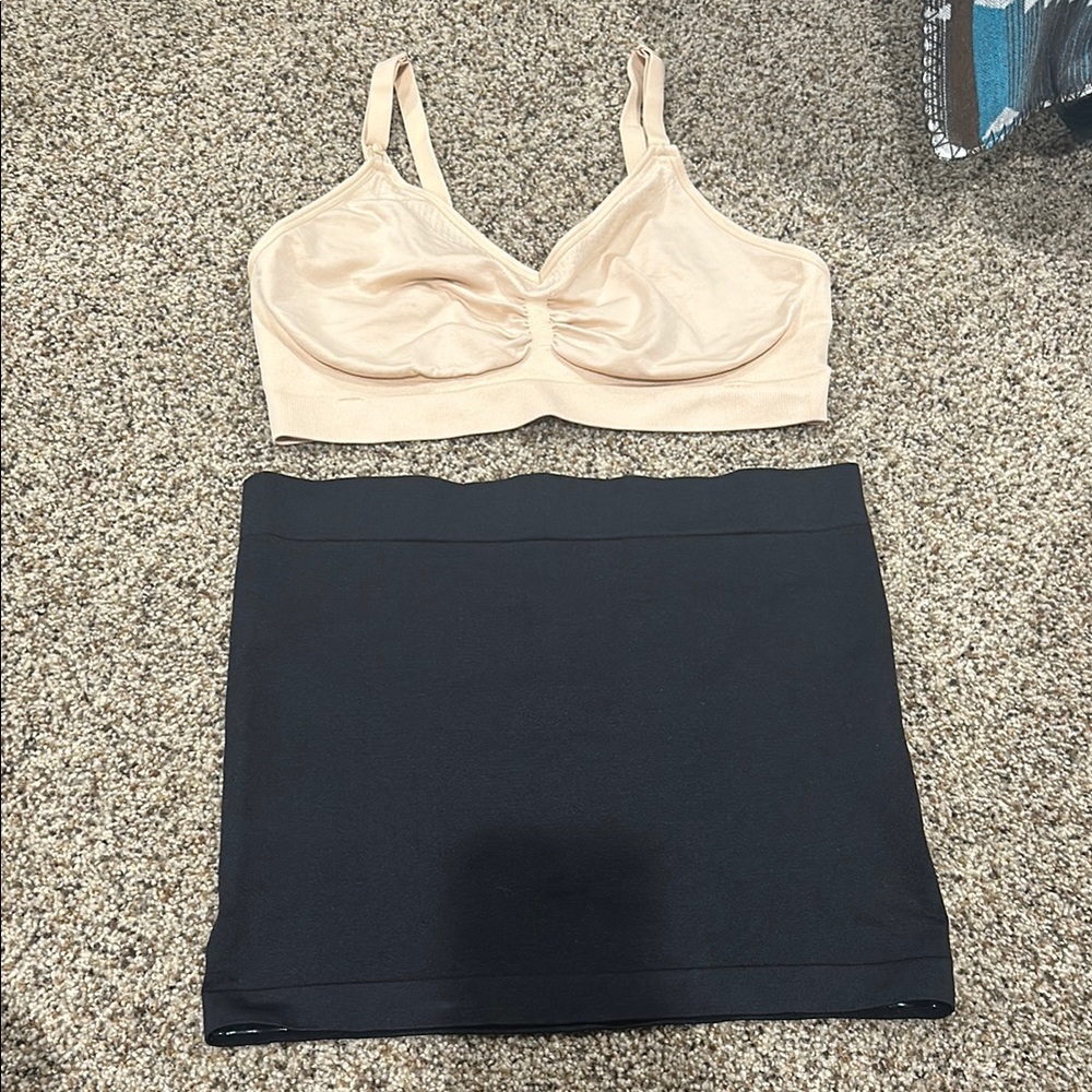Women’s Large nursing bra and belly band